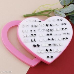 Stud Earring Set of 36 for Women & Girls – Delicate Look