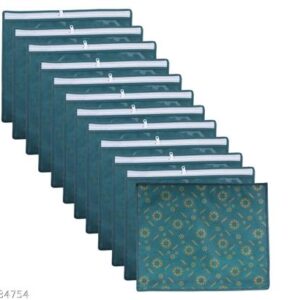 Premium Non-Woven Saree Covers Set of 12 – Dust-Proof Organizer