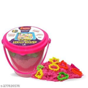 Rabbit Kinetic Sand 500g Pink Set – 24 Moulds & 10 Toys