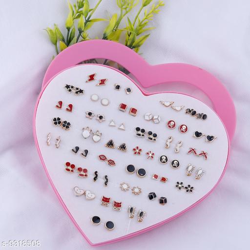 Stud Earring Set of 36 for Women & Girls – Delicate Look - Image 4