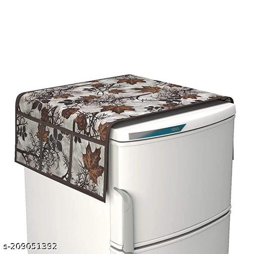 Shivam Creations Fridge Top Cover 21x39 Inches (Browntree) - Image 3