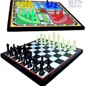 RPS Chess cum Ludo Board 2 in 1 (12x12 Inches)