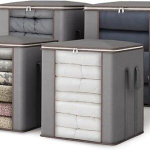 Large Capacity Clothes Bag (Pack of 4) – Under-Bed Storage