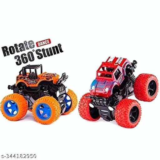 Monster Truck Friction Powered Cars Toys Pack of 2 - Image 2