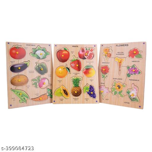 Bumtum Wooden Animals Puzzle Board Set for Kids (3+ Years) - Image 2